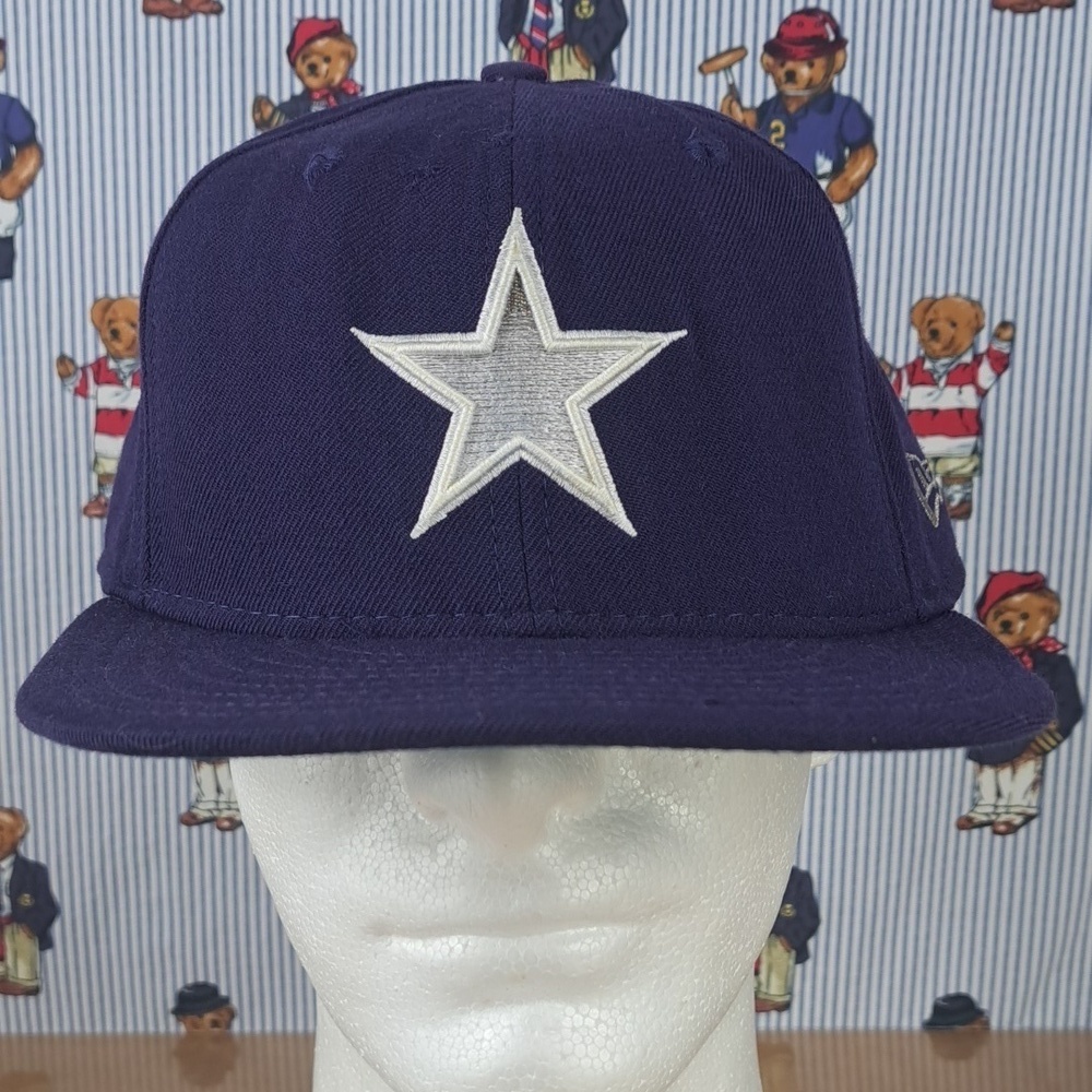 Dallas Cowboys New Era 59fifty blue & silver stitched star logo fitted hat 7 7/8